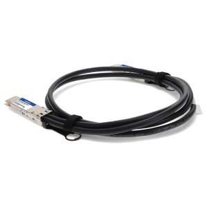 AddOn Networks MSA and TAA 400GBase-CU QSFP-DD to QSFP-DD Direct Attach Cable (Passive Twinax, 0.5m)