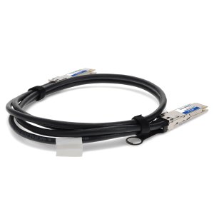 AddOn Networks MSA and TAA 400GBase-CU QSFP-DD to QSFP-DD Direct Attach Cable (Passive Twinax, 0.5m)