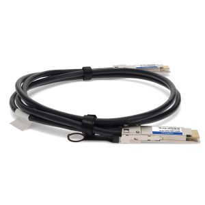 AddOn Networks MSA and TAA 400GBase-CU QSFP-DD to QSFP-DD Direct Attach Cable (Passive Twinax, 0.5m)