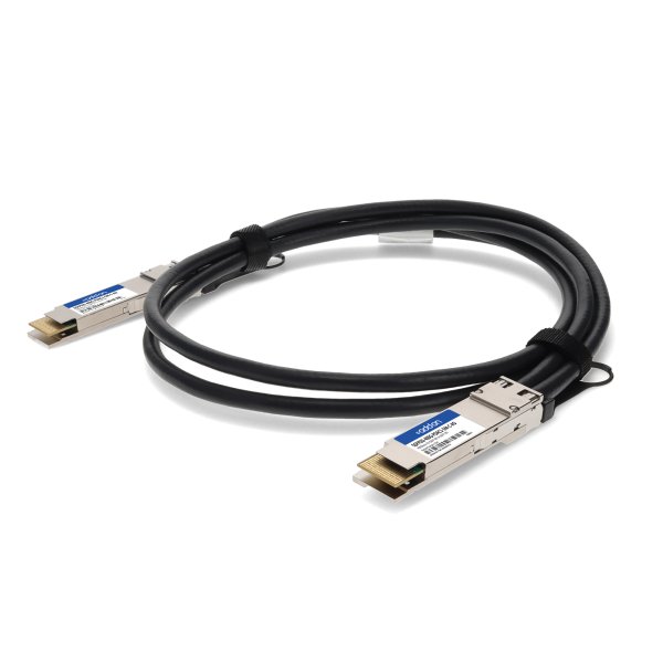 AddOn Networks Cisco QDD-400-CU1M Compatible TAA 400GBase-CU QSFP-DD to QSFP-DD Direct Attach Cable (Passive Twinax, 1.5m)