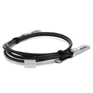 AddOn Networks Cisco QDD-400-CU1M Compatible TAA 400GBase-CU QSFP-DD to QSFP-DD Direct Attach Cable (Passive Twinax, 1.5m)