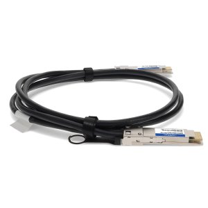 AddOn Networks Cisco QDD-400-CU1M Compatible TAA 400GBase-CU QSFP-DD to QSFP-DD Direct Attach Cable (Passive Twinax, 1.5m)