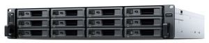 Synology RX1225RP disk array Rack (2U) Black, Silver