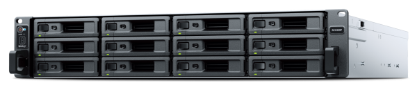Synology RX1225RP disk array Rack (2U) Black, Silver