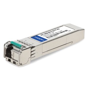 AddOn Networks Fortinet Compatible TAA 10GBase-BX SFP+ Transceiver (SMF, 1330nmTx/1270nmRx, 20km, LC, DOM)