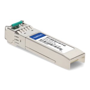 AddOn Networks Fortinet Compatible TAA 10GBase-BX SFP+ Transceiver (SMF, 1330nmTx/1270nmRx, 20km, LC, DOM)
