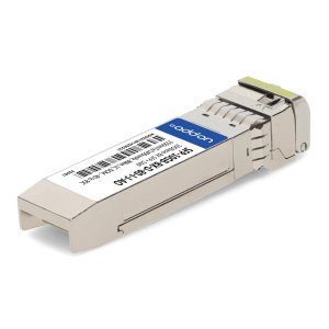AddOn Networks Juniper Networks Compatible TAA 10GBase-BX SFP+ Transceiver (SMF, 1550nmTx/1490nmRx, 80km, LC, DOM, -40 to 85C)
