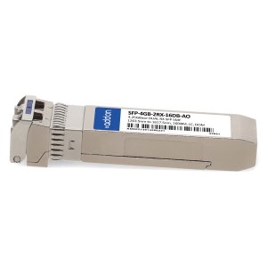 AddOn Networks MSA and TAA 4.25GBase Dual Rx SFP PIN Receiver (SMF, 1263.5nm to 1617.5nm, LC, DOM, 16dBm)