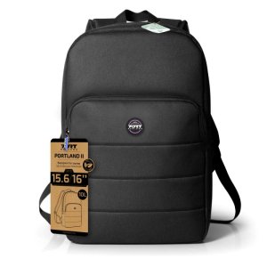 Port Designs ECO PORTLAND II 40.6 cm (16") Backpack Black