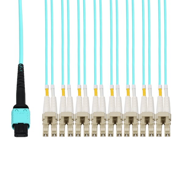 AddOn Networks ADD-16FAMPO-8LC85M5OM4P InfiniBand/fibre optic cable 85 m MPO-16 MMF Aqua colour