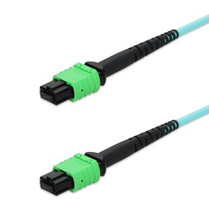 AddOn Networks ADD-16FAMPOAMPO-10M5OM4 InfiniBand/fibre optic cable 10 m MPO OFNR Aqua colour, Black, Green