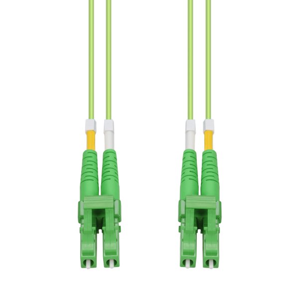 AddOn Networks 70m ALC to ALC Lime Green OM5 Duplex OFNP (Plenum-Rated) Fiber Patch Cable