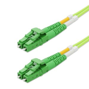 AddOn Networks 7m ALC to ALC Lime Green OM5 Duplex OFNR (Riser-Rated) Fiber Patch Cable