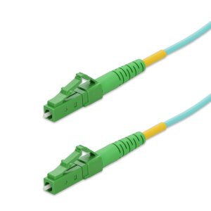 AddOn Networks 8m ALC to ALC Aqua OM4 Simplex OFNP (Plenum-Rated) Fiber Patch Cable