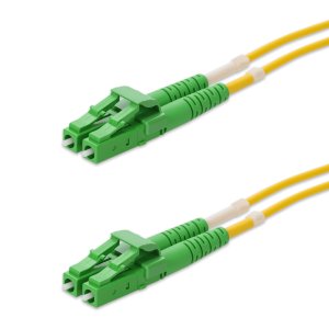 AddOn Networks 90m ALC to ALC Yellow OS2 Duplex OFNR (Riser-Rated) SMF Fiber Patch Cable