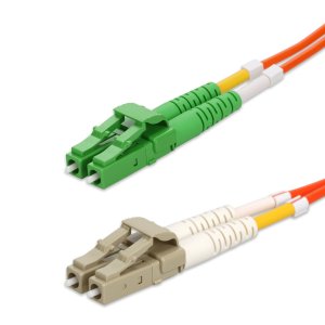 AddOn Networks 0.5m ALC to LC Orange OM1 Duplex LSZH MMF Fiber Patch Cable