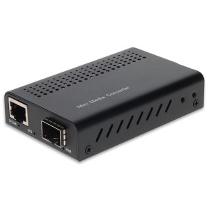 AddOn Networks 1x 100M/1G/2.5G/5G/10GBase-T RJ45 and 1x SFP+ 10GBase-X 10Gigabit Ethernet, Full Duplex, Auto-Negotiation, Auto-MDI/MDIX Mini Media Converter