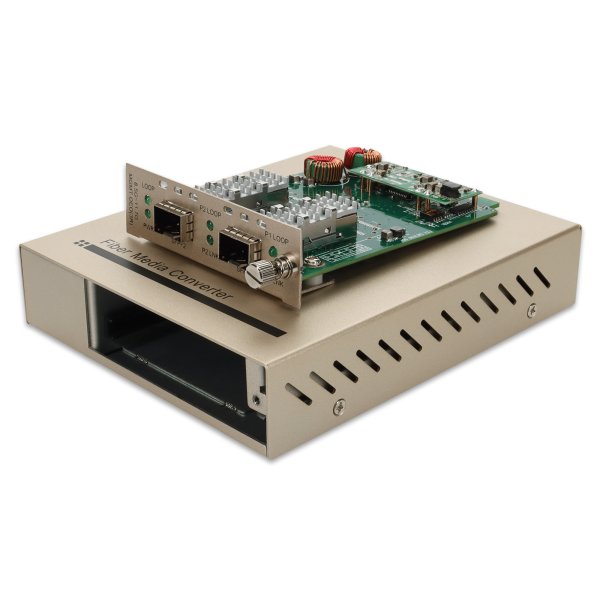 AddOn Networks ADD-MCC10G2SFP-SK-DC network media converter Internal 10000 Mbit/s Multicolour