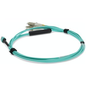 AddOn Networks ADD-MPO-4LC0-5M5OM4LZ InfiniBand/fibre optic cable 2 m 8x LC LOMM Aqua colour