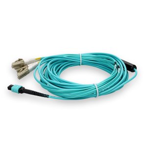 AddOn Networks ADD-MPO-4LC20M5OM4P InfiniBand/fibre optic cable 20 m 8x LC LOMM Aqua colour