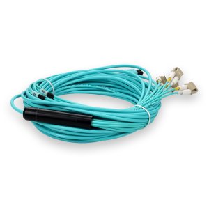AddOn Networks ADD-MPO-4LC20M5OM4P InfiniBand/fibre optic cable 20 m 8x LC LOMM Aqua colour