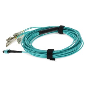AddOn Networks ADD-MPO-4LC2M5OM4P InfiniBand/fibre optic cable 2 m 8x LC LOMM Aqua colour