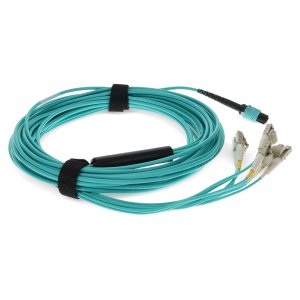 AddOn Networks ADD-MPO-4LC2M5OM4P InfiniBand/fibre optic cable 2 m 8x LC LOMM Aqua colour