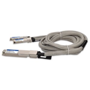 AddOn Networks Mellanox to Dell Compatible TAA 400GBase-CU OSFP to 2xQSFP56 Direct Attach Cable (Passive Twinax, 2m)