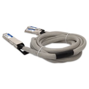 AddOn Networks Mellanox to Dell Compatible TAA 400GBase-CU OSFP to 2xQSFP56 Direct Attach Cable (Passive Twinax, 2m)