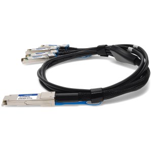 AddOn Networks Alcatel-Lucent Nokia QSFP-100G-C2M to Intel XXVDACBL2M Compatible TAA 100GBase-CU QSFP28 to 4xSFP28 Direct Attach Cable (Passive Twinax, 2m)