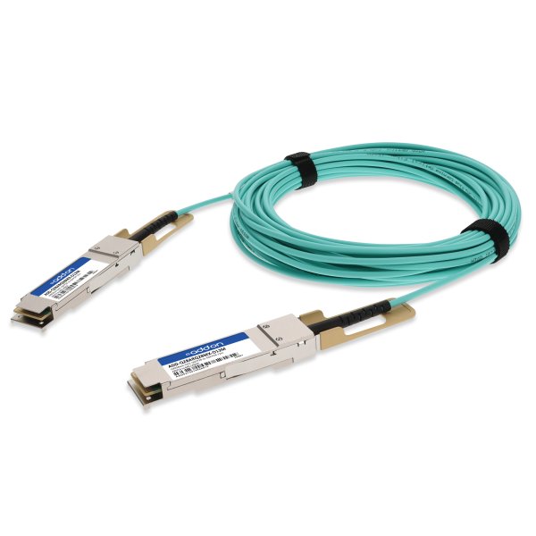 AddOn Networks ADD-Q28ARQ28MX-O12M InfiniBand/fibre optic cable 12 m QSFP28 AOC Aqua colour