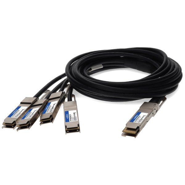 AddOn Networks ADD-Q4AR4Q56MX-P1M InfiniBand/fibre optic cable 1 m QSFP-DD 4x QSFP56 DAC Black