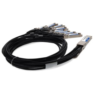 AddOn Networks Arista Networks to Cisco Compatible TAA 200GBase-CU QSFP-DD 200G to 8xSFP28 Direct Attach Cable (Passive Twinax, 2.5m)