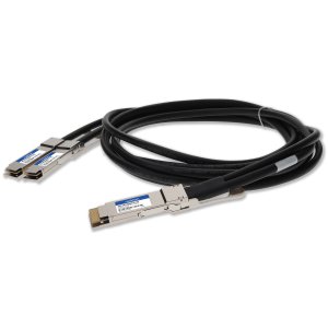 AddOn Networks Cisco QDD-400G-CU1-5M to Mellanox MCP7H60-W001AR30 Compatible TAA 400GBase-CU QSFP-DD 400G to 2xQSFP56 200G PAM-4 Direct Attach Cable (Passive Twinax, 1m)