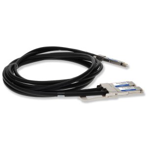 AddOn Networks Cisco QDD-400-CU1M to Mellanox MCP7H60-W001R30 Compatible TAA 400GBase-CU QSFP-DD 400G to 2xQSFP56 200G PAM-4 Direct Attach Cable (Passive Twinax, 1m)