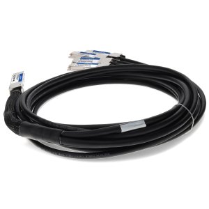 AddOn Networks Juniper Networks QDD-4X100G-2P5M to Mellanox MCP7F60-W02AR26 Compatible TAA 400GBase-CU QSFP-DD 400G to 4xQSFP56 100G PAM-4 Direct Attach Cable (Passive Twinax, 2.5m)