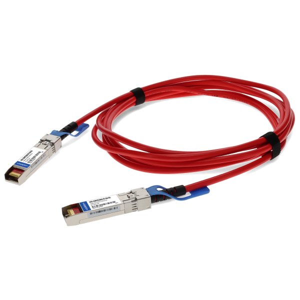 AddOn Networks HP JL487A to Intel XXVDACBL0-5M TAA Compliant 25GBase-CU SFP+ Direct Attach Cable (Passive Twinax, 0.5m, Red)