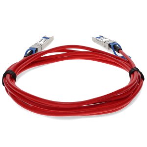 AddOn Networks HP JL487A to Intel XXVDACBL0-5M TAA Compliant 25GBase-CU SFP+ Direct Attach Cable (Passive Twinax, 0.5m, Red)
