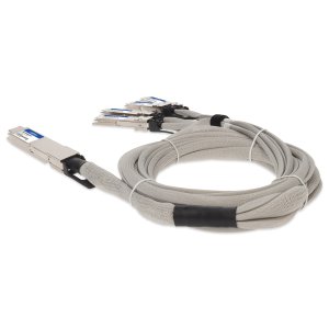 AddOn Networks CAB-O-4Q-400G-1M-AO InfiniBand/fibre optic cable OSFP 4x QSFP56 DAC Grey, Silver