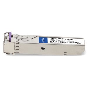 AddOn Networks MSA and TAA 1000Base-BX SFP Transceiver (SMF, 1310nmTx/1490nmRx, 20km, LC, DOM)