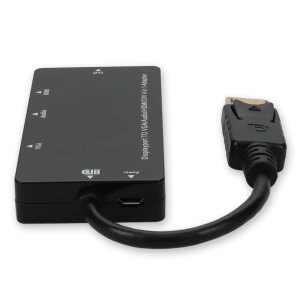 AddOn Networks DP2VGAA-AA video cable adapter 0.2 m DisplayPort VGA + HDMI + DVI Black