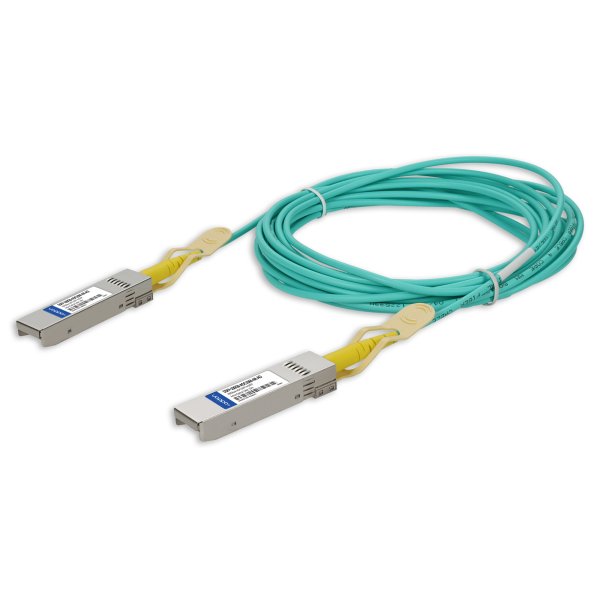 AddOn Networks DSFP-100GB-AOC10M-AR-AO InfiniBand/fibre optic cable 10 m AOC Aqua colour