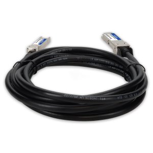 AddOn Networks MSA and TAA 100GBase-CU DSFP to QSFP56 Direct Attach Cable (Passive Twinax, 0.5m) 30AWG