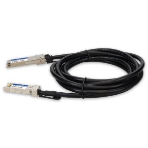 AddOn Networks MSA and TAA 100GBase-CU DSFP to QSFP56 Direct Attach Cable (Passive Twinax, 2.5m) 27AWG