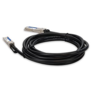 AddOn Networks MSA and TAA 100GBase-CU DSFP to QSFP56 Direct Attach Cable (Passive Twinax, 2.5m) 27AWG