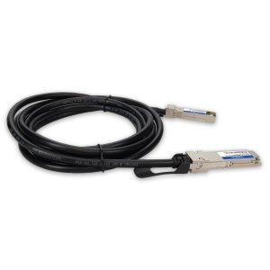 AddOn Networks MSA and TAA 100GBase-CU DSFP to QSFP56 Direct Attach Cable (Passive Twinax, 2.5m) 27AWG