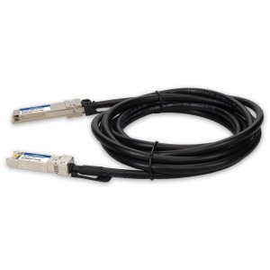 AddOn Networks MSA and TAA 100GBase-CU DSFP to QSFP56 Direct Attach Cable (Passive Twinax, 3m) 27AWG
