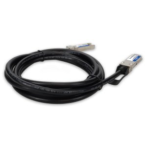 AddOn Networks MSA and TAA 100GBase-CU DSFP to QSFP56 Direct Attach Cable (Passive Twinax, 3m) 27AWG