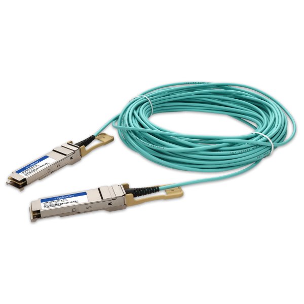 AddOn Networks MFS1S00-H001V-AO InfiniBand/fibre optic cable 1 m QSFP56 AOC Aqua colour