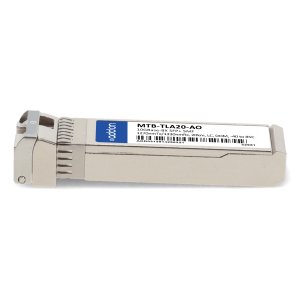AddOn Networks Planet MTB-TLA20 Compatible TAA 10GBase-BX SFP+ Transceiver (SMF, 1270nmTx/1330nmRx, 20km, LC, DOM, -40 to 85C)